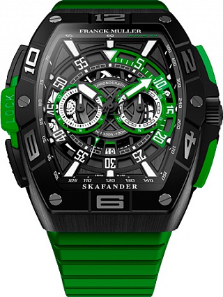 Replica Franck Muller 2019 Skafander Chronograph SKF 46 DV CC DT TTNRBR TTNR GREEN watch